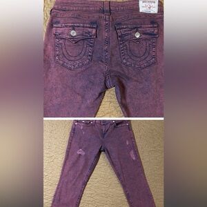 True Religion Women's Purple Jeans